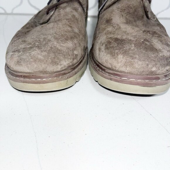 Reef Men's Voyage Chukka Boot Sz 12 RF0A3626 Brown Leather Cork Insole - Picture 5 of 10